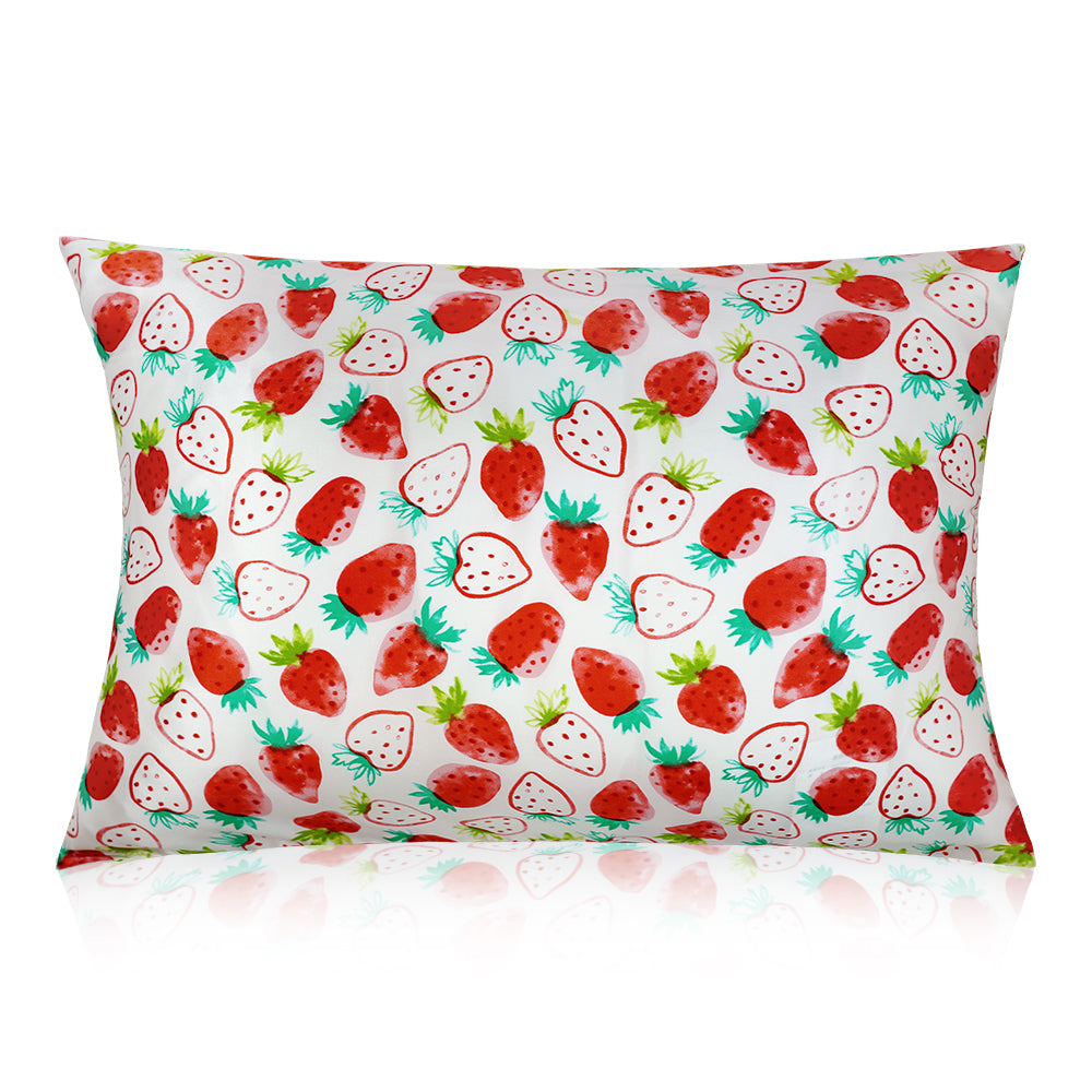 16 Momme Printed Silk Pillowcase with Hidden Zipper